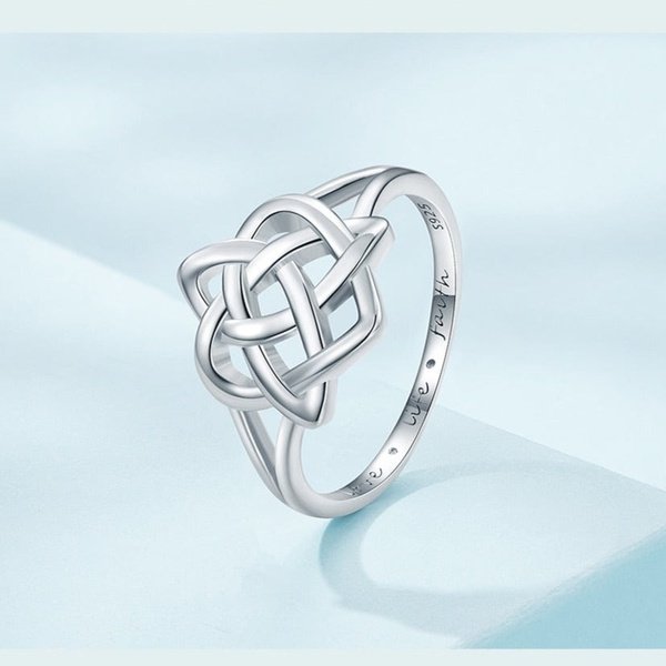 Anel de Prata Nó Celta