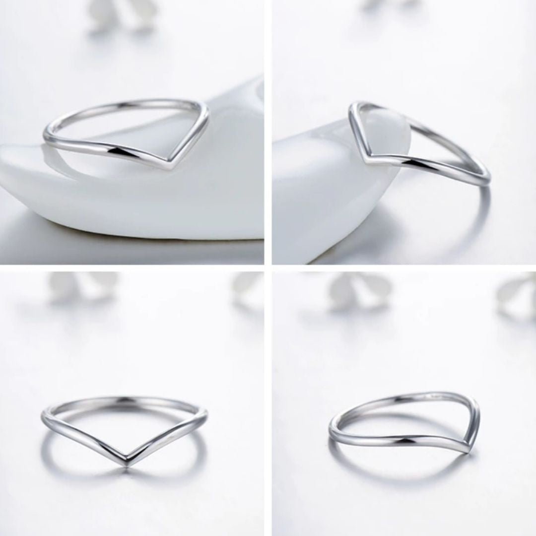 Anel Prata Coroa Classic