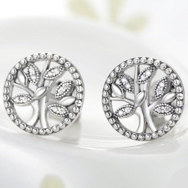Brinco Prata Árvore da Vida