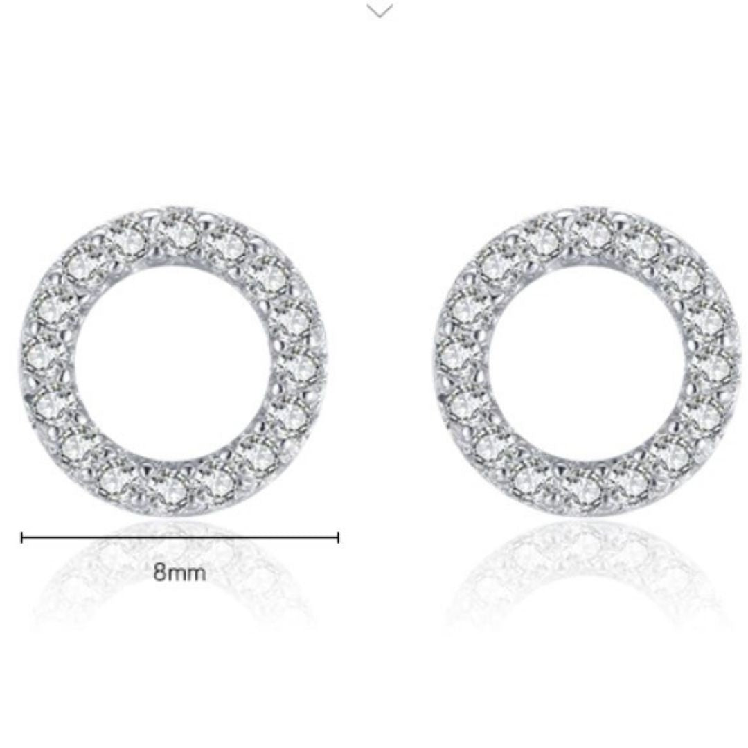 Brinco Prata Redondo Delicado