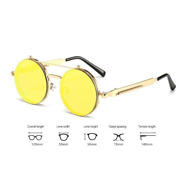 Óculos de Sol Retro Round UV400