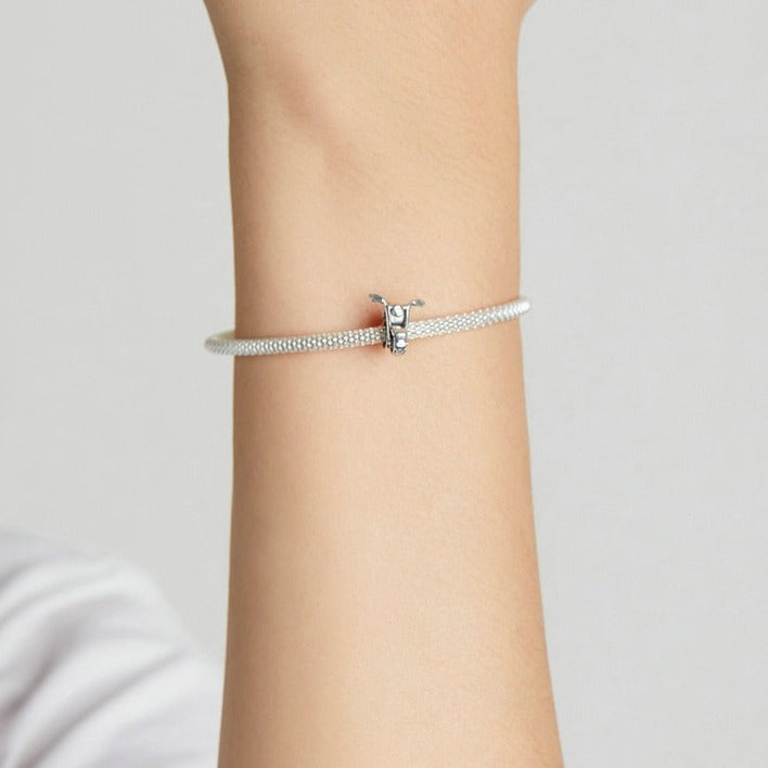 Berloque de Moto Prata