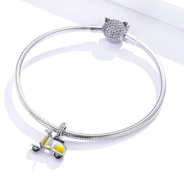 Berloque de Lambreta em Prata