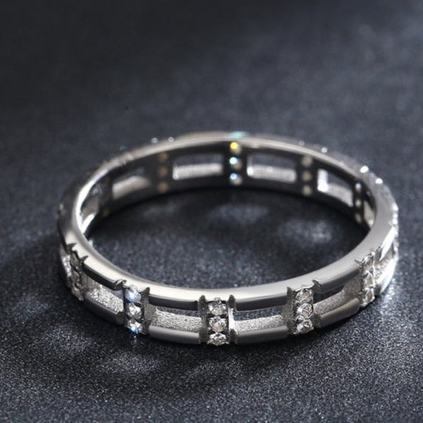 Anel Duplo com Zircônias