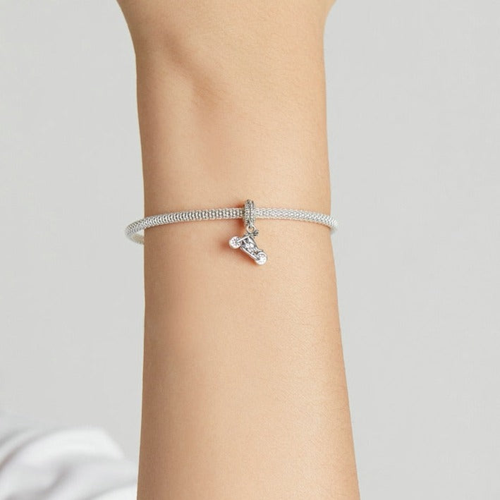 Berloque de Moto Prata