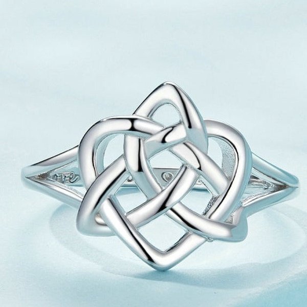 Anel de Prata Nó Celta