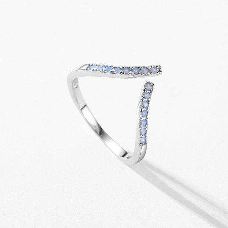 Anel de Prata com Opala