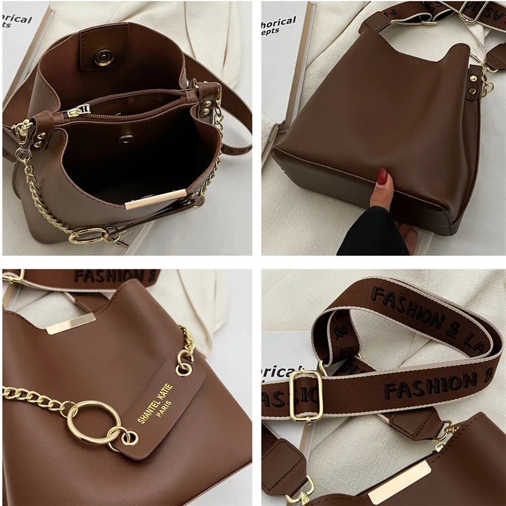 Bolsa Katie em Couro PU