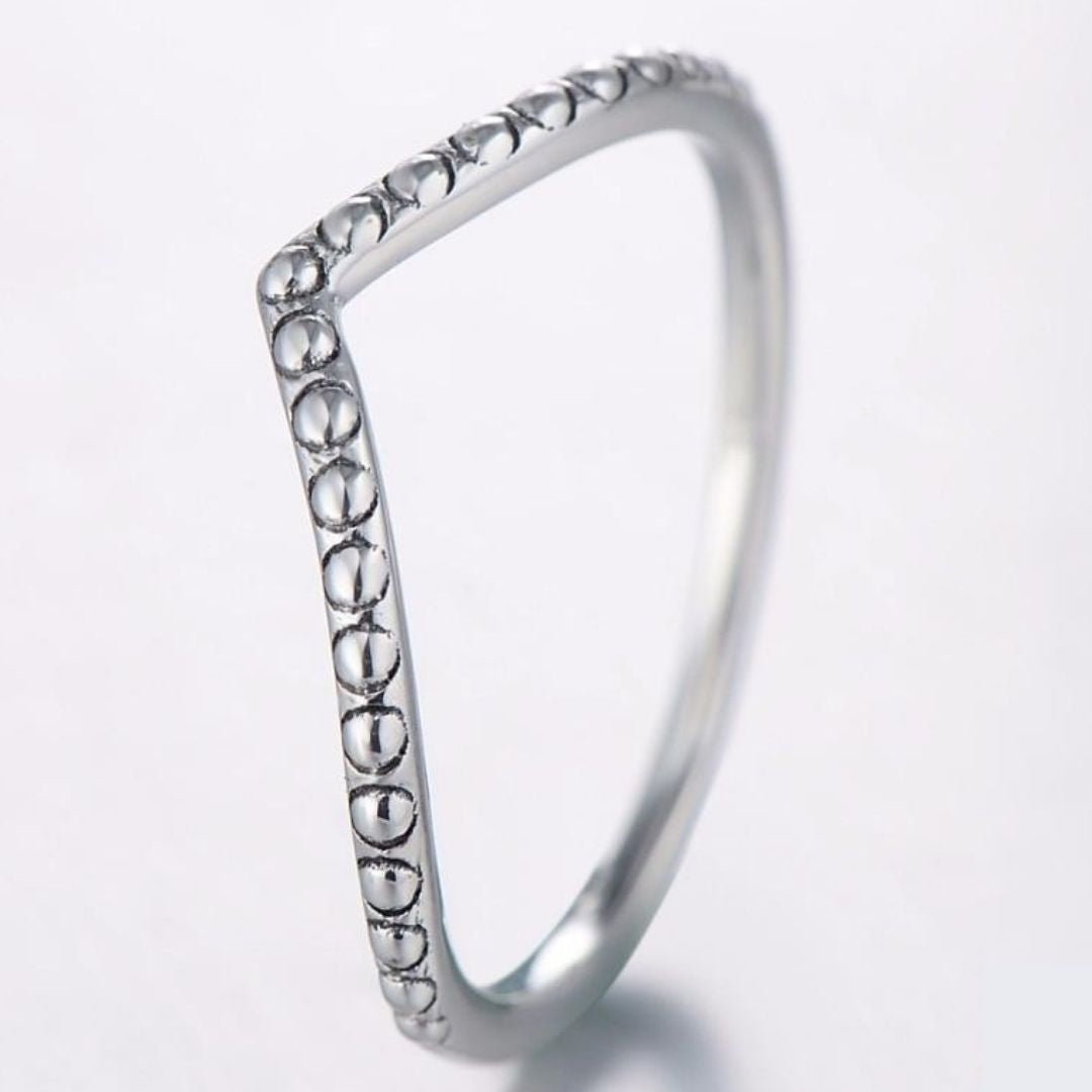 Anel Prata Coroa Classic