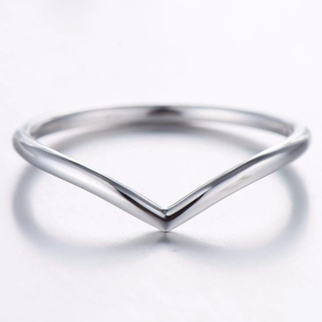 Anel Prata Coroa Classic