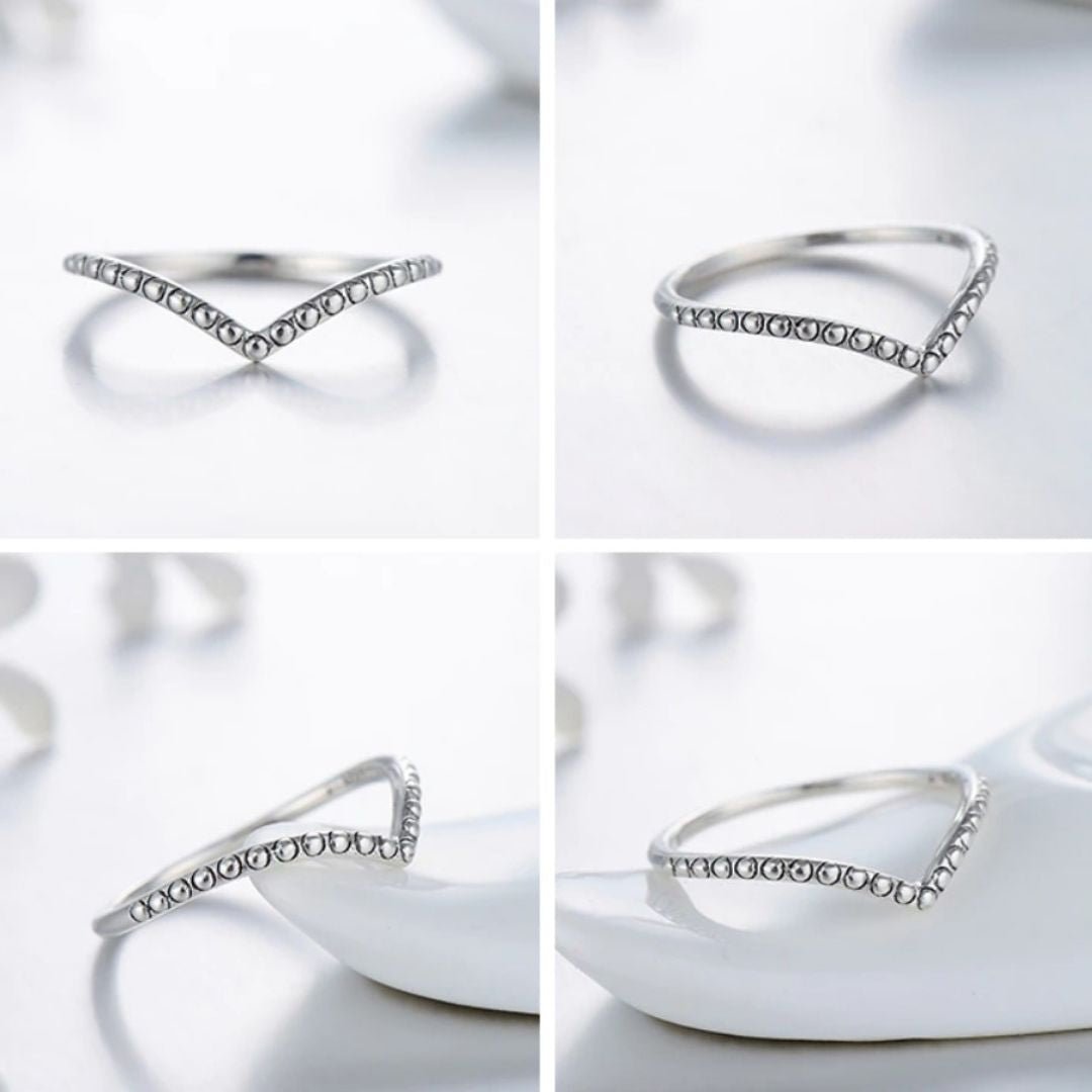 Anel Prata Coroa Classic