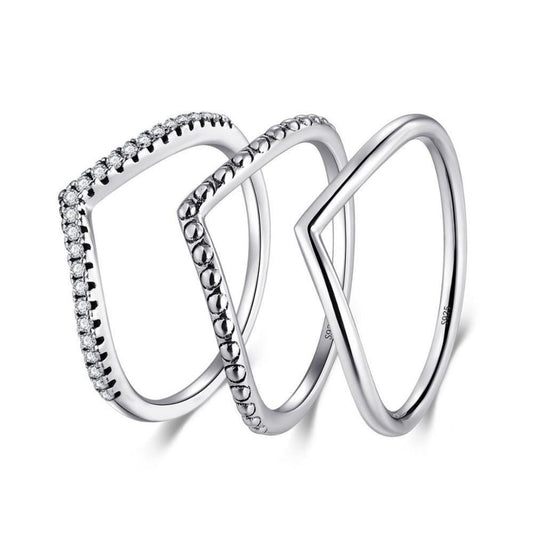 Anel Prata Coroa Classic