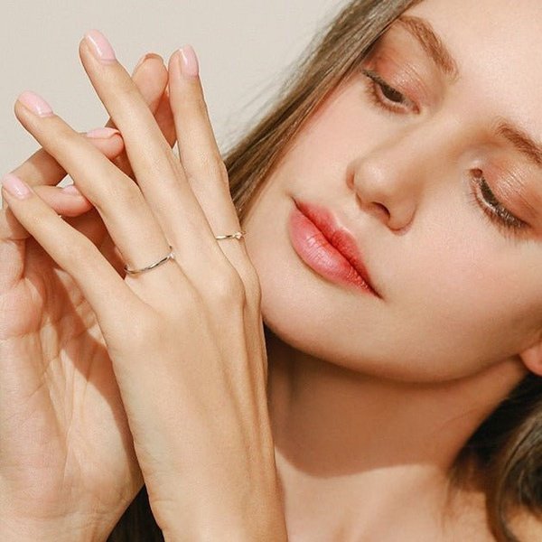 Anel Solitário de Moissanite Prata