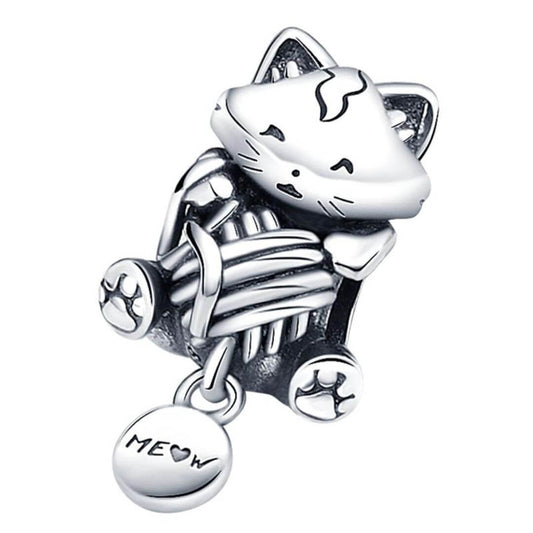 Berloque Gatinho Novelo de Lã