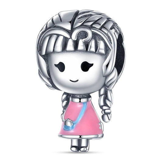 Berloque Menina de Vestido