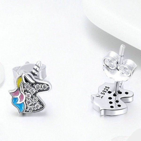 Brinco Prata de Unicórnio