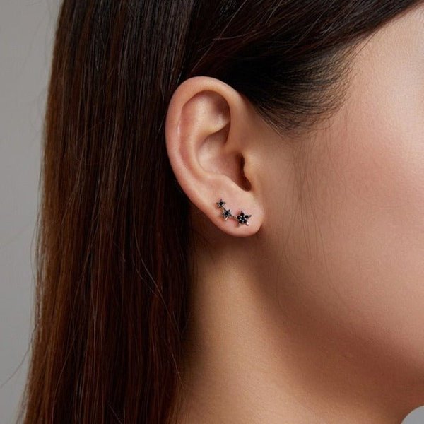 Brinco Prata Estrelas