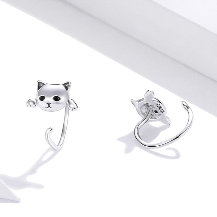 Brinco Gatinho Prata