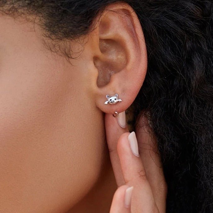 Brinco Gatinho Prata