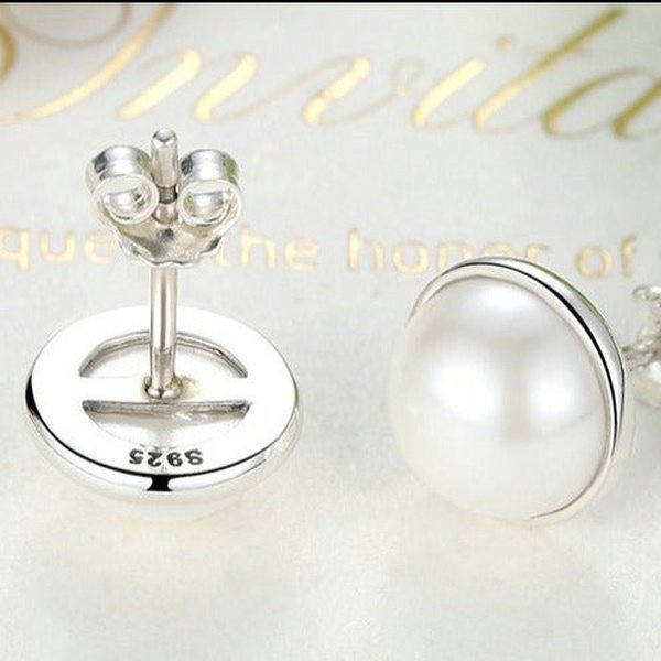 Brinco Prata Redondo de Pérola
