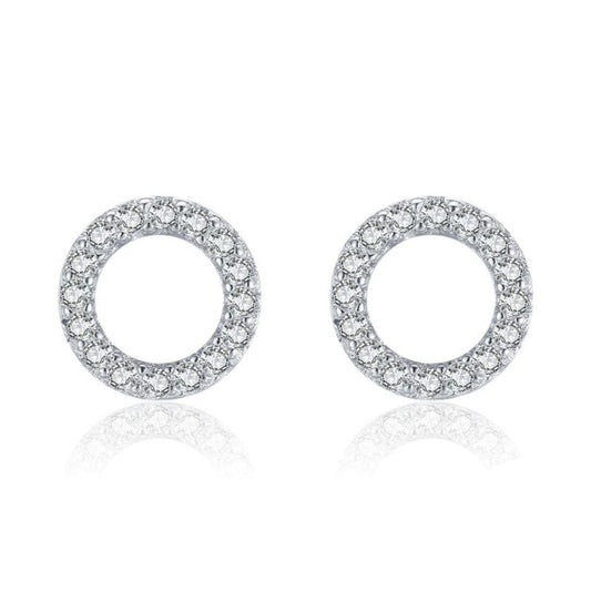 Brinco Prata Redondo Delicado