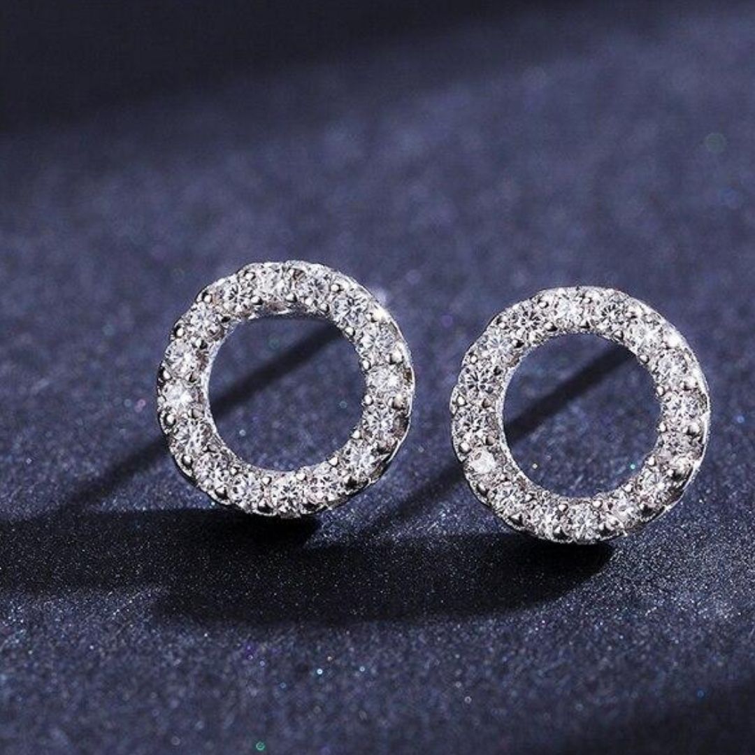 Brinco Prata Redondo Delicado