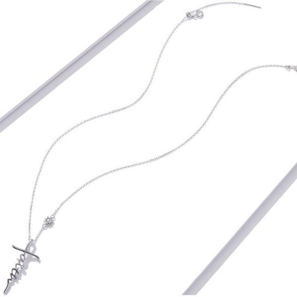 Colar Cruz Faith Prata