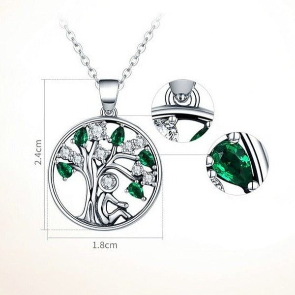 Colar Prata Árvore da Vida